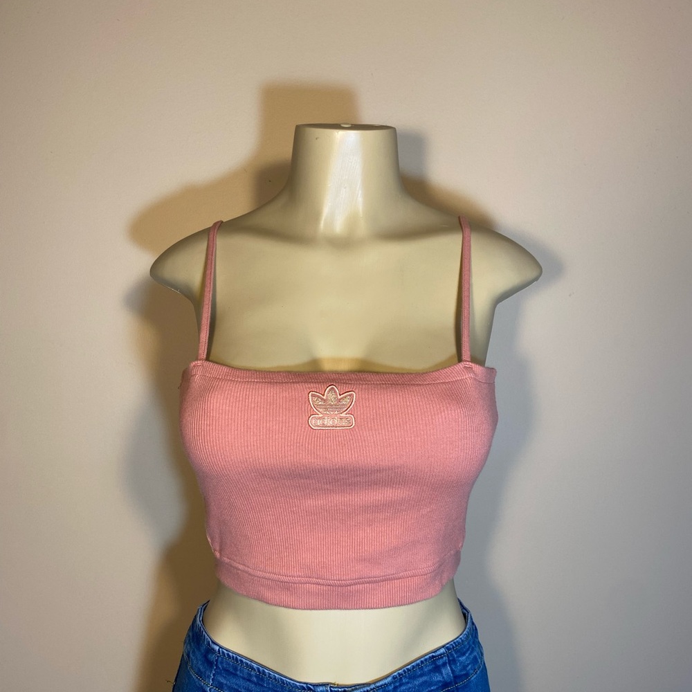 Adidas Light Pink Crop Top